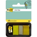 Index post-it 680-5-ge 25mm geel beschrijfbaar gemakkelijk verwijderbaar 50vel