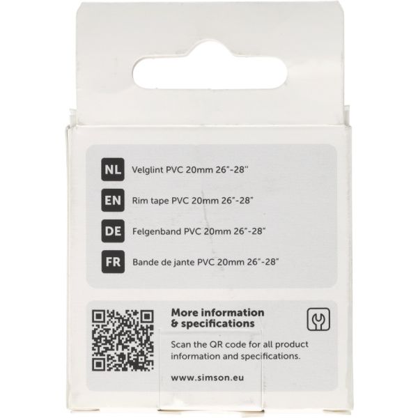 Simson Felgenband 24'' - 28'' 20 mm starkes PVC