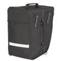 Einzelne linke M-Wave Amsterdam Fahrradtasche – 18 Liter – schwarz