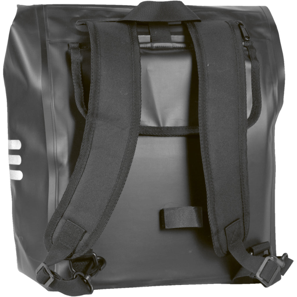 100 % wasserdichter Fahrradrucksack Greenlands, 23 Liter, 31 x 50 x 15 cm – schwarz