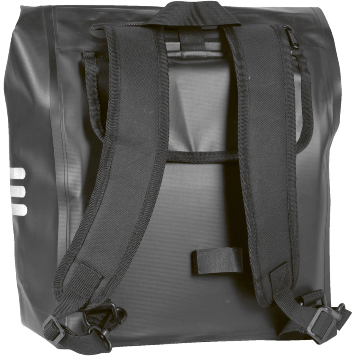 100 % wasserdichter Fahrradrucksack Greenlands, 23 Liter, 31 x 50 x 15 cm – schwarz