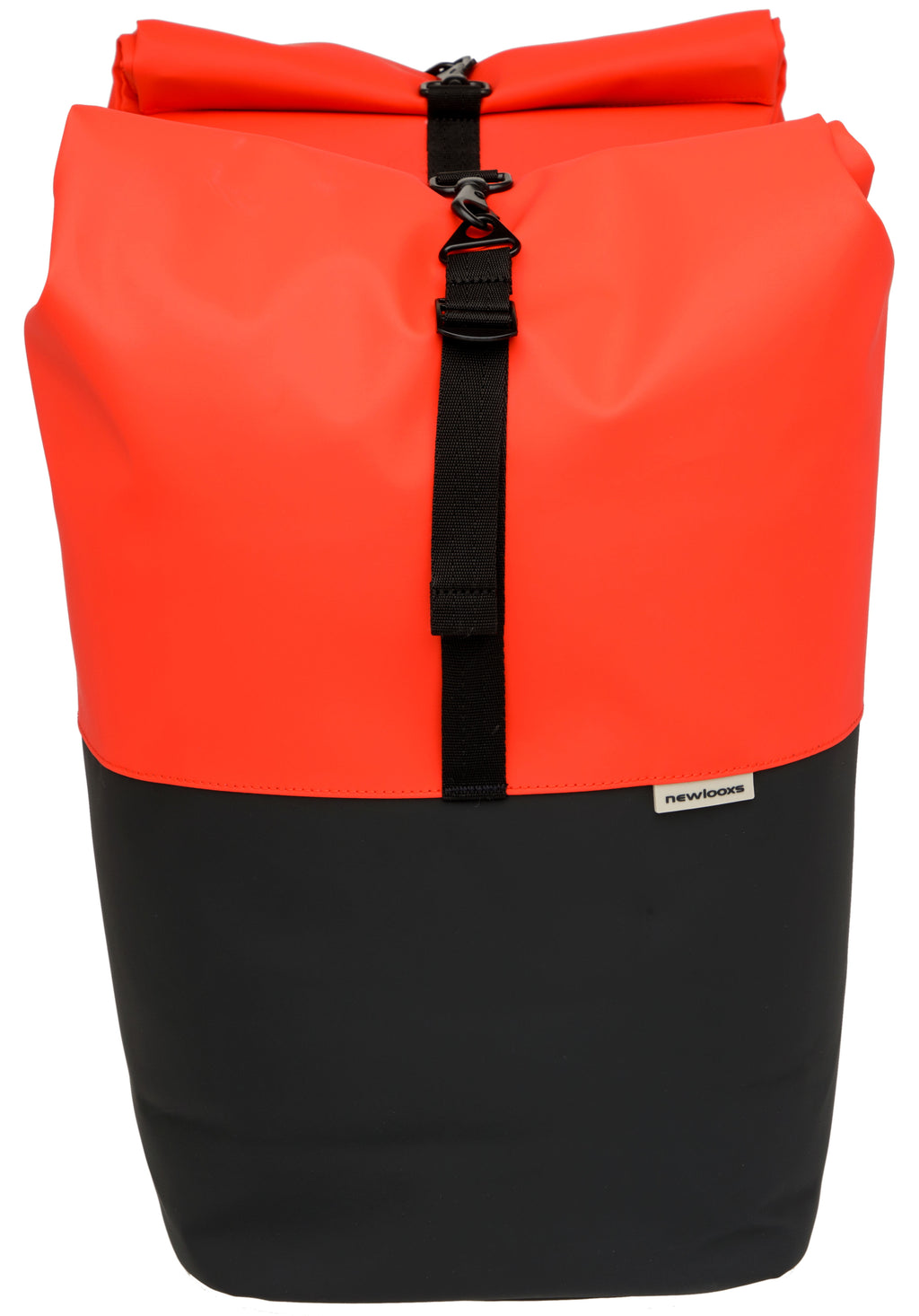 Dubbele fietstas New Looxs Nyborg MIK 34 liter - 30 x 17 x 37cm (x2) - rood zwart