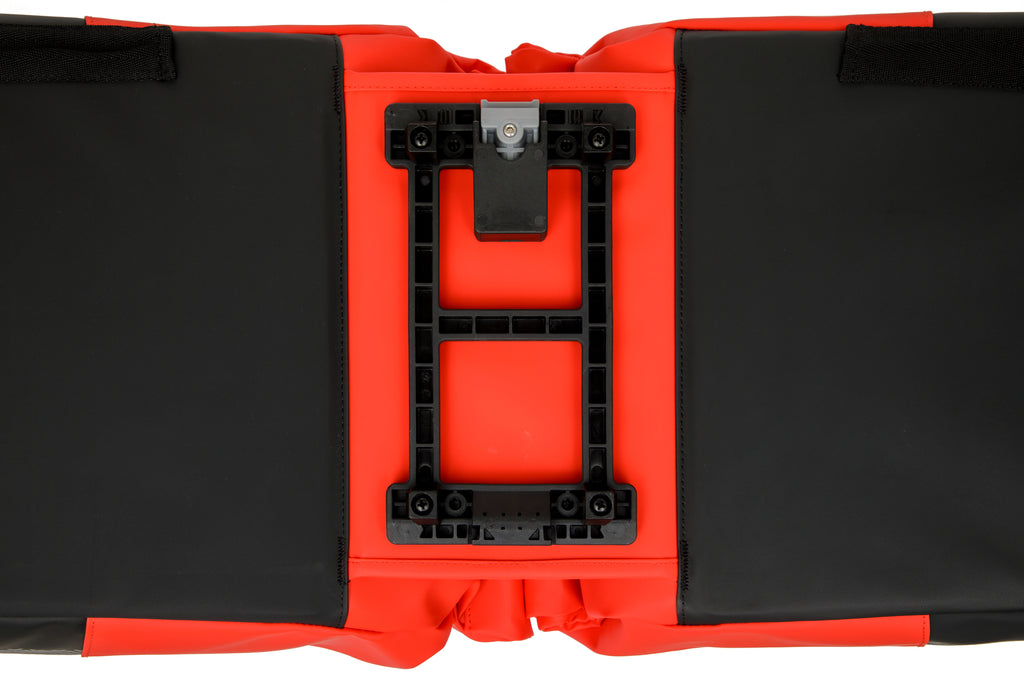 Dubbele fietstas New Looxs Nyborg MIK 34 liter - 30 x 17 x 37cm (x2) - rood zwart