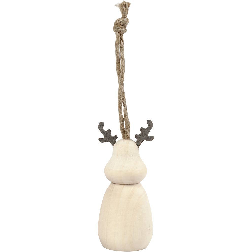 Creativ company houten hanger rendier