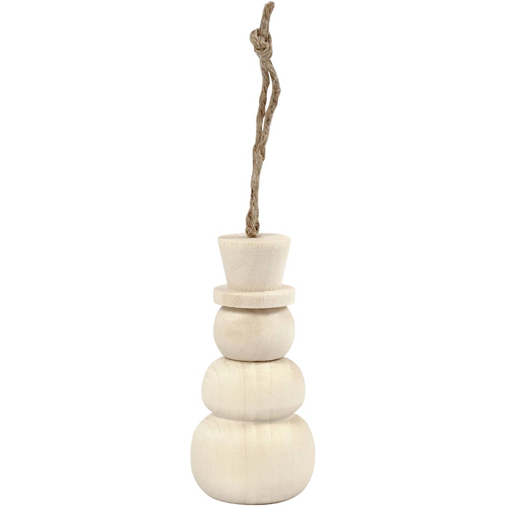 Creative Company Schneemann-Anhänger aus Holz