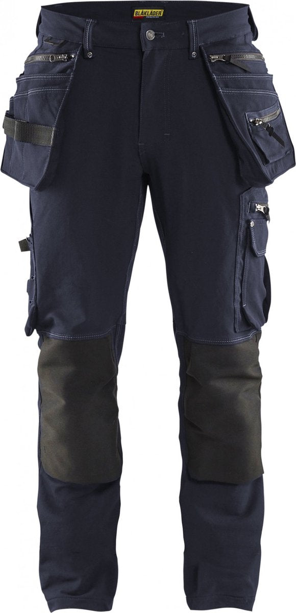 Blåkläder x1900 werkbroek 4-weg stretch 1998 - marineblauw - maat 52 (l) 52