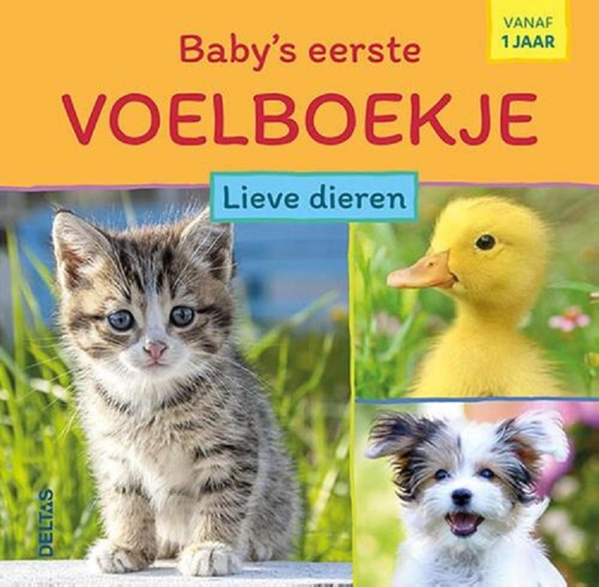 Deltas baby's eerste voelboekje - lieve dieren