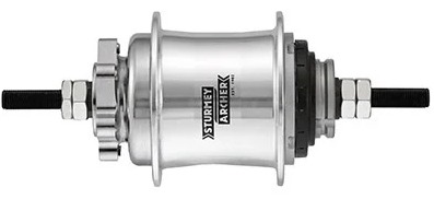 Sturmeyarcher sturmey archer achternaaf (l) automatic a2k 2v disc zilver