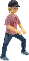 Bullyland 62643 – speelfiguur paardrijdster emily – ca. 8,3cm – levensecht en detailrijk vormgegeven – ideaal als educatief speelfiguur, decoratie of klein cadeautje voor kinderen vanaf 3 jaar