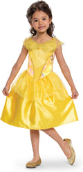Disguise disney prinses - beauty the beast, belle basic plus, maat m (7-8 jaar)