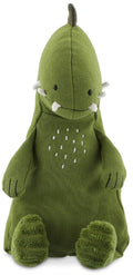 Trixie knuffel - mr. dino - dieren pluche - dinosaurus - eerste knuffel voor baby - 100% biologisch katoen - klein