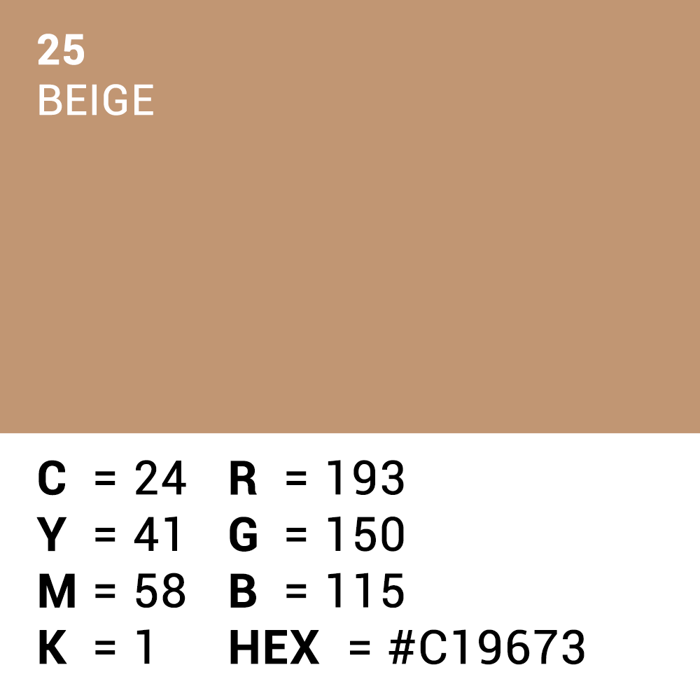 Hochwertiges Hintergrundpapier 25 Beige 1,35 x 11 m