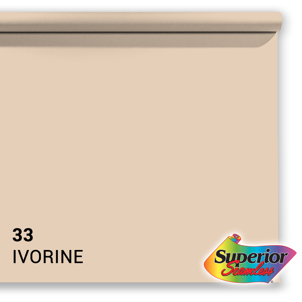 Hochwertiges Hintergrundpapier 33 Ivorine 1,35 x 11 m