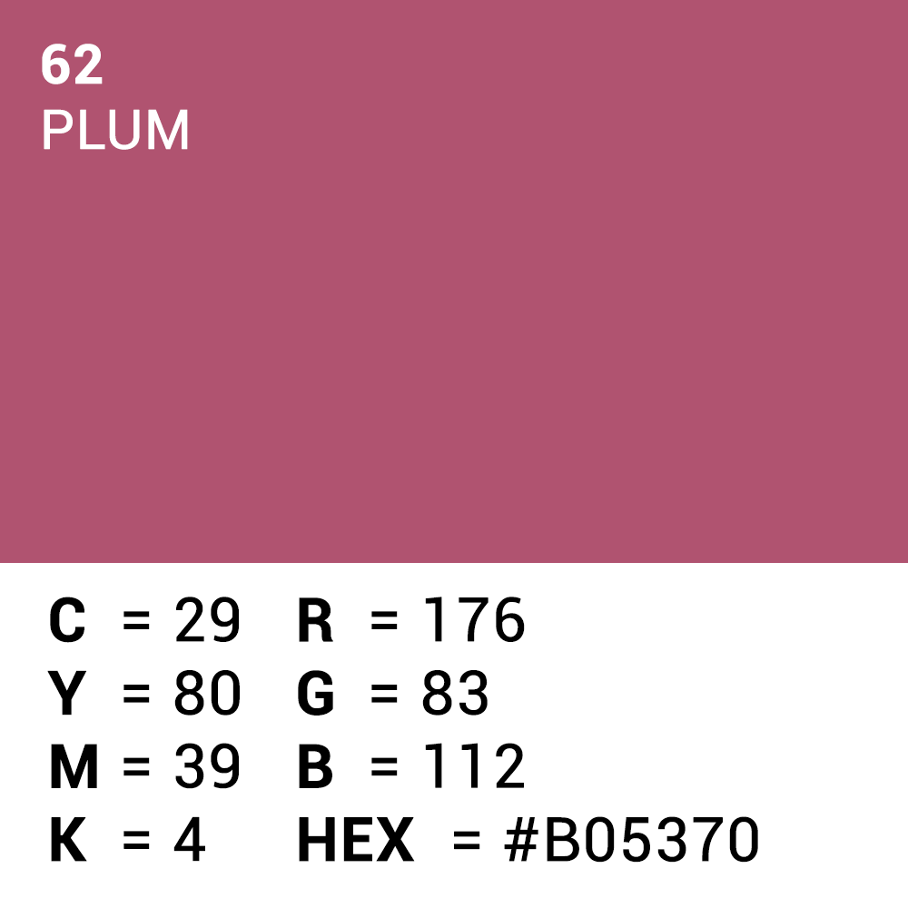 Vorgesetzter Hintergrundpapier 62 Pflaume 1,35 x 11 m