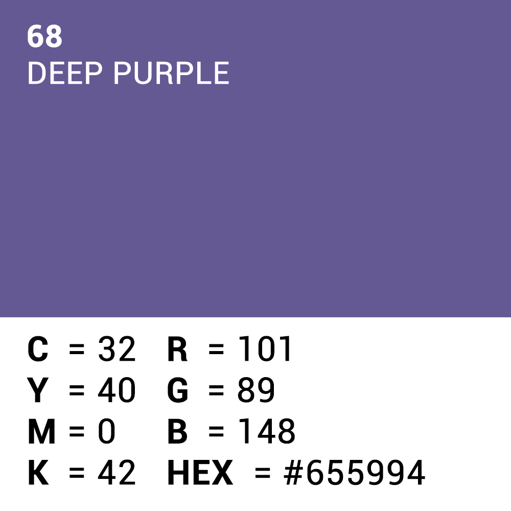 Hochwertiges Hintergrundpapier 68 Tiefviolett 1,35 x 11 m