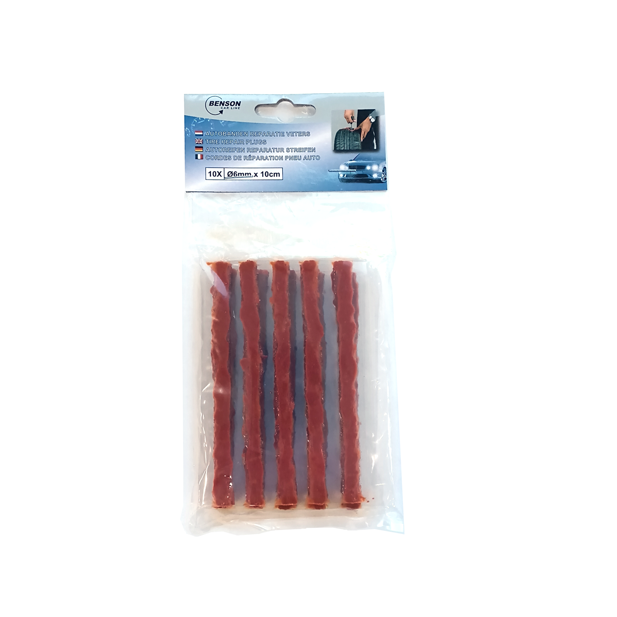 10x tubeless reparatie veters proppen (hangverpakking)
