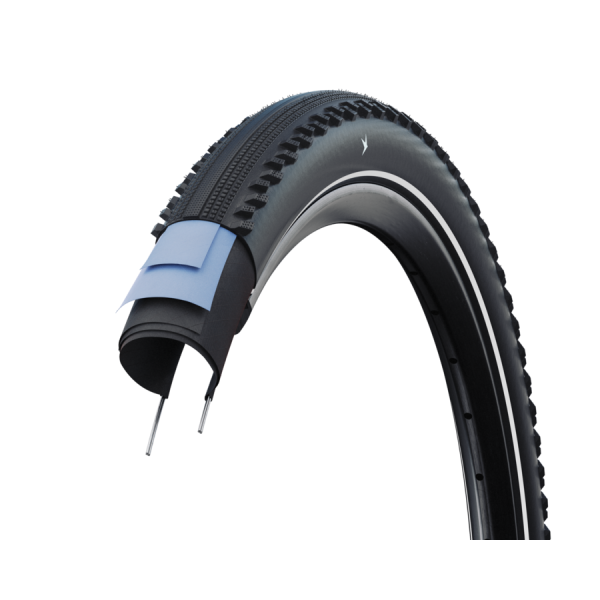 Schwalbe draadband motion hurricane 54-559 +r zwart