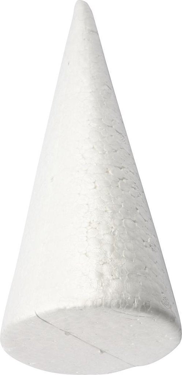 Creativ Company Styroporkegel weiß, 35 cm