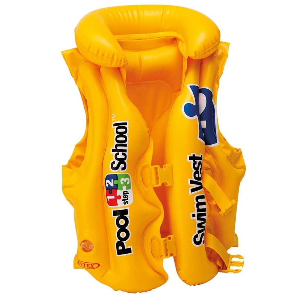 Intex zwemvest geel 50x47cm
