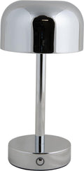 Leitmotiv tafellamp james led - zilver - 12.5x12.5x24.5cm - scandinavisch