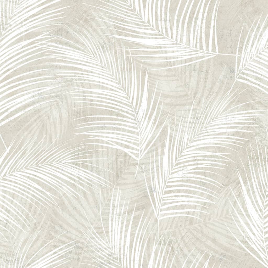 Dutch wallcoverings behang palm beige