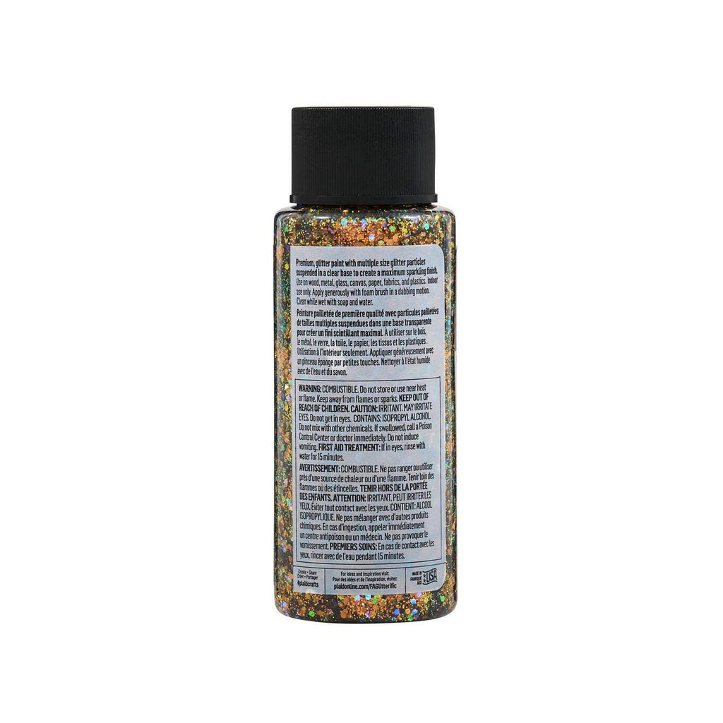 Folkart • glitterific acrylic paint cinnamon 59ml