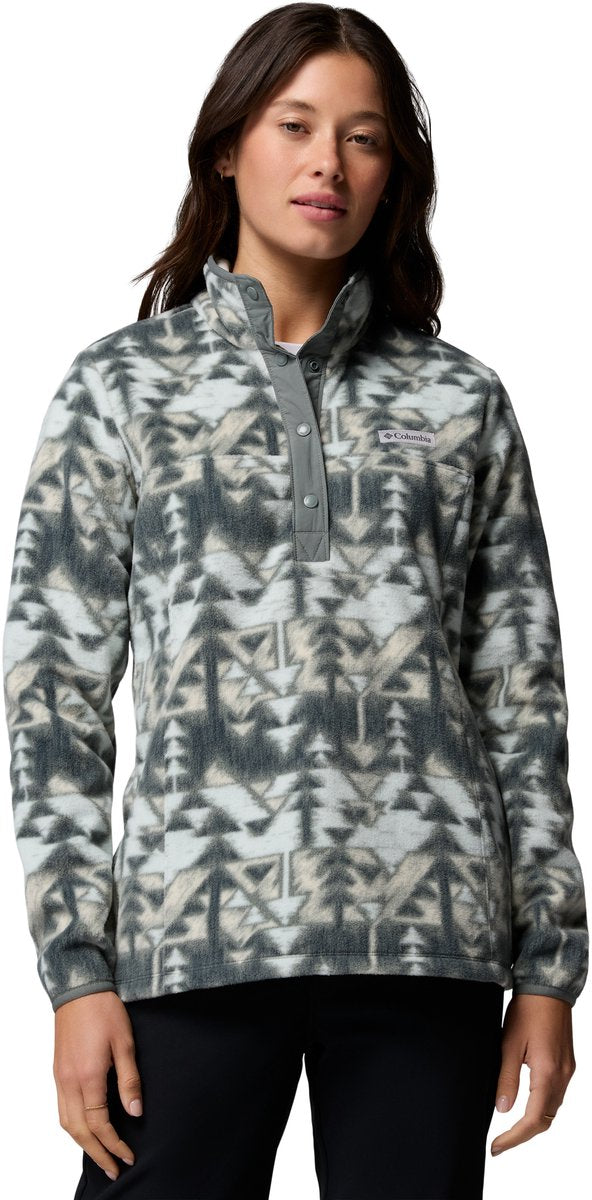Columbia benton springs™ printed 1 2 snap sedona sage, sketchup xs