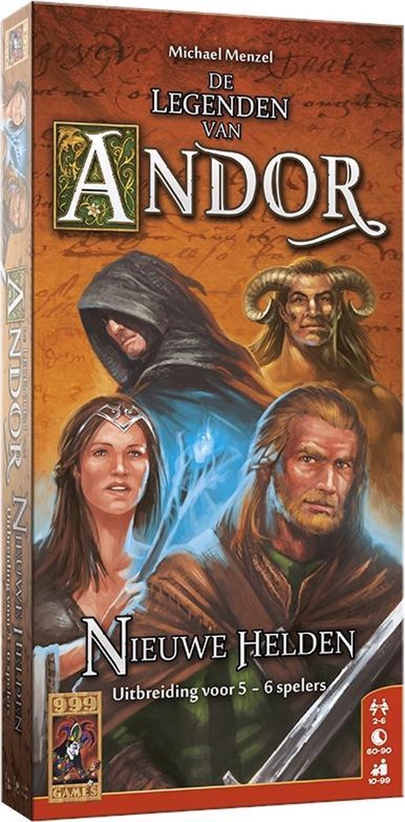 999Games 999 Games Die Legenden von Andor: Neue Helden 5 & 6 Erweiterungs-Brettspiel