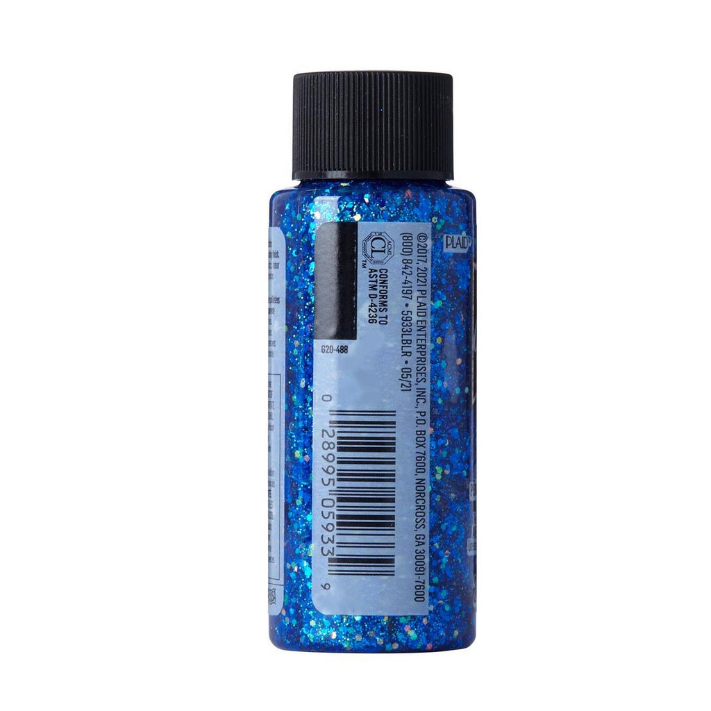 Folkart • glitterific acrylic paint dark blue 59ml