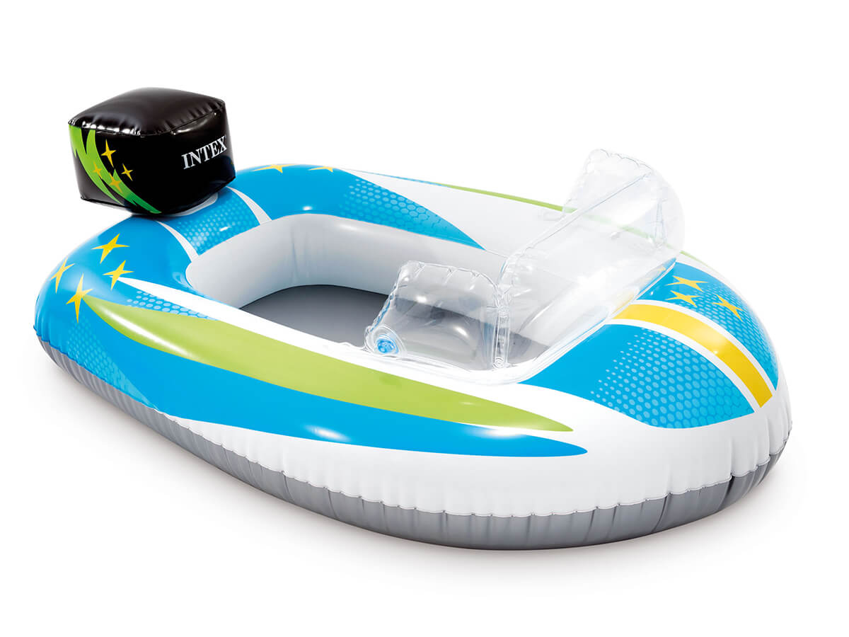 Intex Kinderboot für den Pool – Schnellboot – Blau