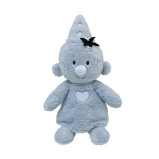 Bumba knuffel fluffy pluche - blauw, 35cm