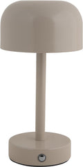 Leitmotiv tafellamp james led - grijs - 12.5x12.5x24.5cm - scandinavisch