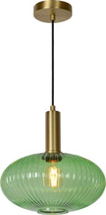 Lucide maloto - hanglamp - ø 30 cm - 1xe27 - groen