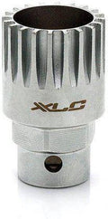 Xlc to-s05 trapassleutel - shimano - isis - 24mm - zilver