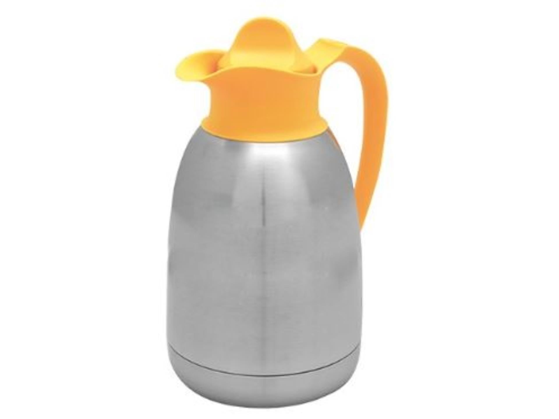 Cater-profi isoleerkan rvs met gele schroefdop 1,5l