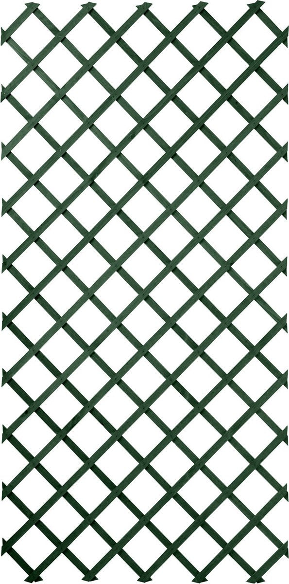 Nature - houten klimrek (groen) - 1 x 2m - fsc