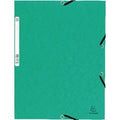 Mappen esselte flappen elastiek 55303e a4 240x320mm groen