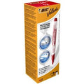 Whiteboard marker velleda pocket liquid bic rood