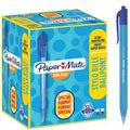 Balpen papermate inkjoy 100rt s0977440 medium blauw drukknop