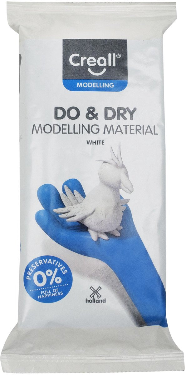 Creall do dry modeleerkleerlee konservierungsmittelfreies Weiß, 500gr.
