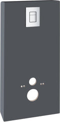Grohe quickfix solido monobloc bedieningspaneel - incl. skate cosmopolitan drukknop - slate grey - 39377xi0