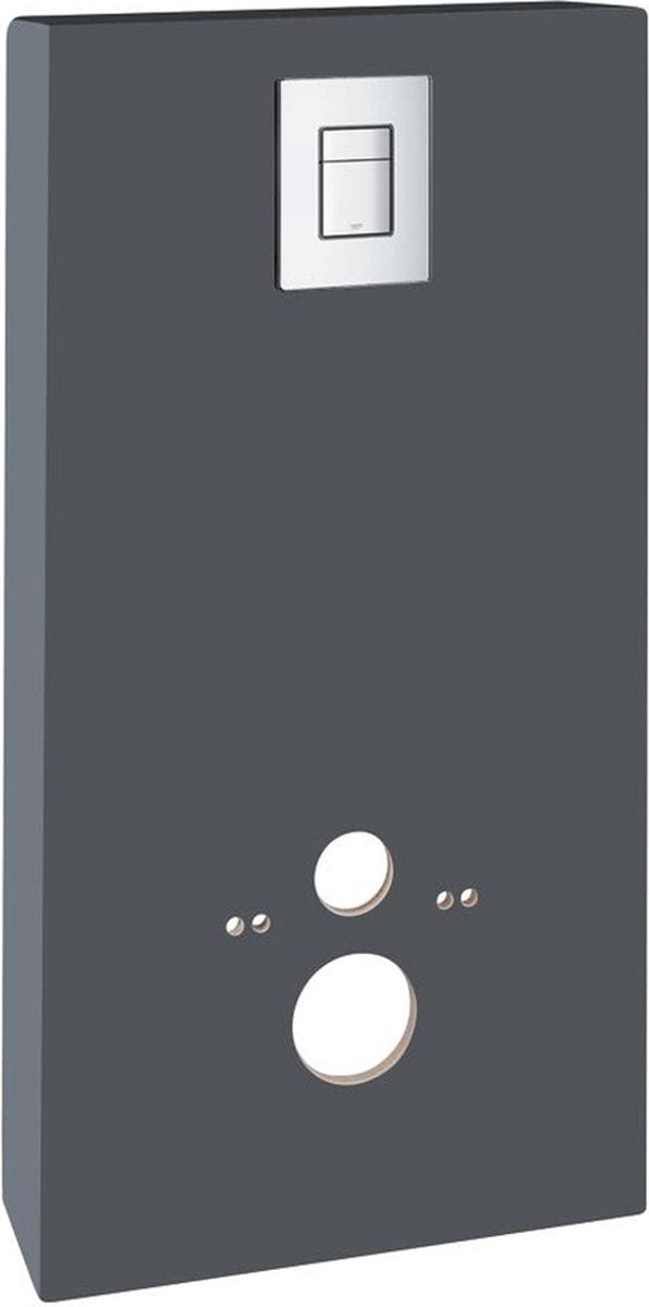 Grohe quickfix solido monobloc bedieningspaneel - incl. skate cosmopolitan drukknop - slate grey - 39377xi0