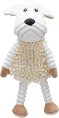 Beeztees eco hondenknuffel muis onne - hondenspeelgoed - fleece - zonder piep - 36x30 cm