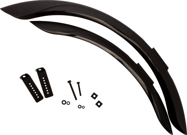 Bbb cycling rainwarriors spatbordensets - voorspatbord achterspatbord 26 inch - geschikt voor e-bikes - bfd-01