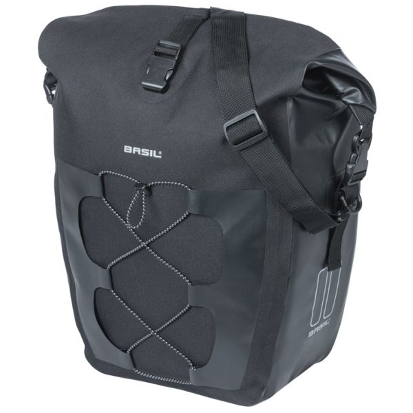 Basil Navigator wasserdichte Einzeltasche L MIK 25-31L 14 x 26 x 42 cm - schwarz