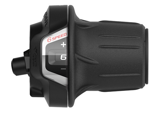 Shimano revoshifter tourney 6v 2050mm rechts zwart