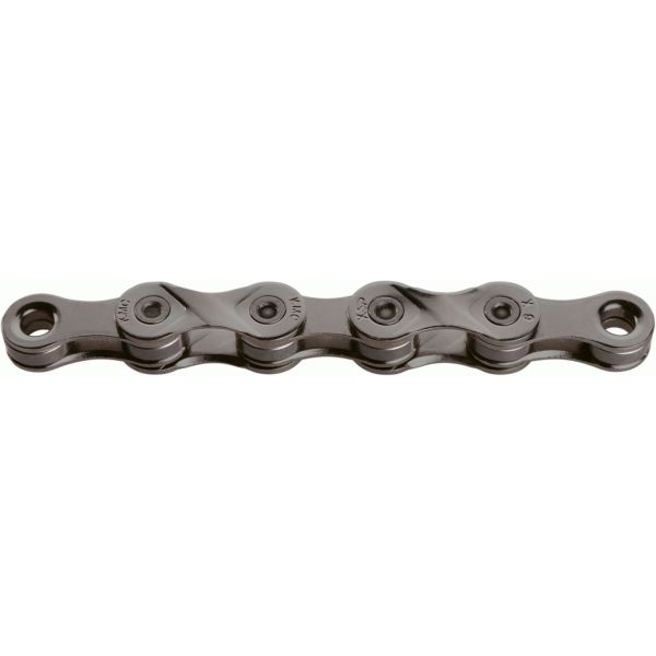 KMC X9 Grey fietsketting, 114 schakels, 9-speed, grijs