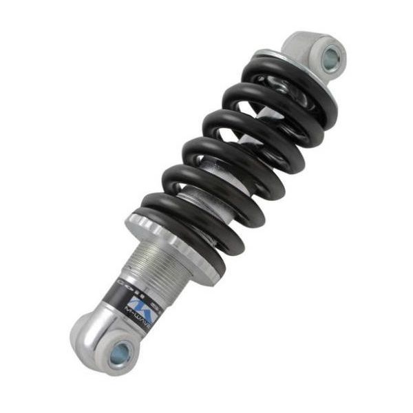 Endschalldämpfer M-Wave 150 mm Aluminium - Schwarz Silber