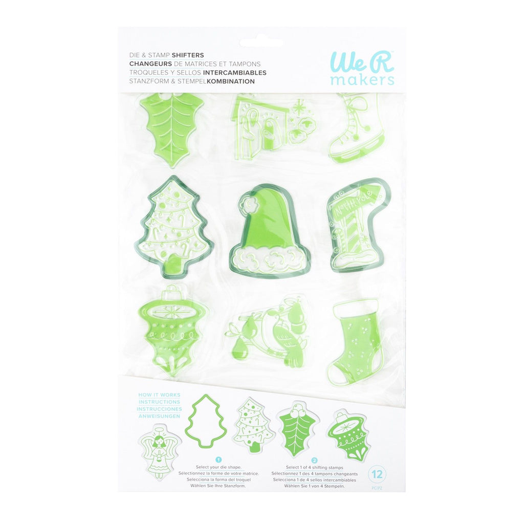 We r makers • christmas die and stamp shifters tree