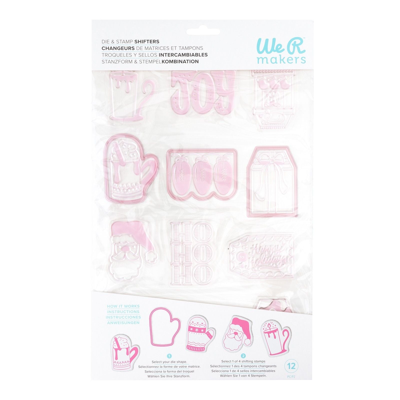 We r makers • christmas die and stamp shifters mitt